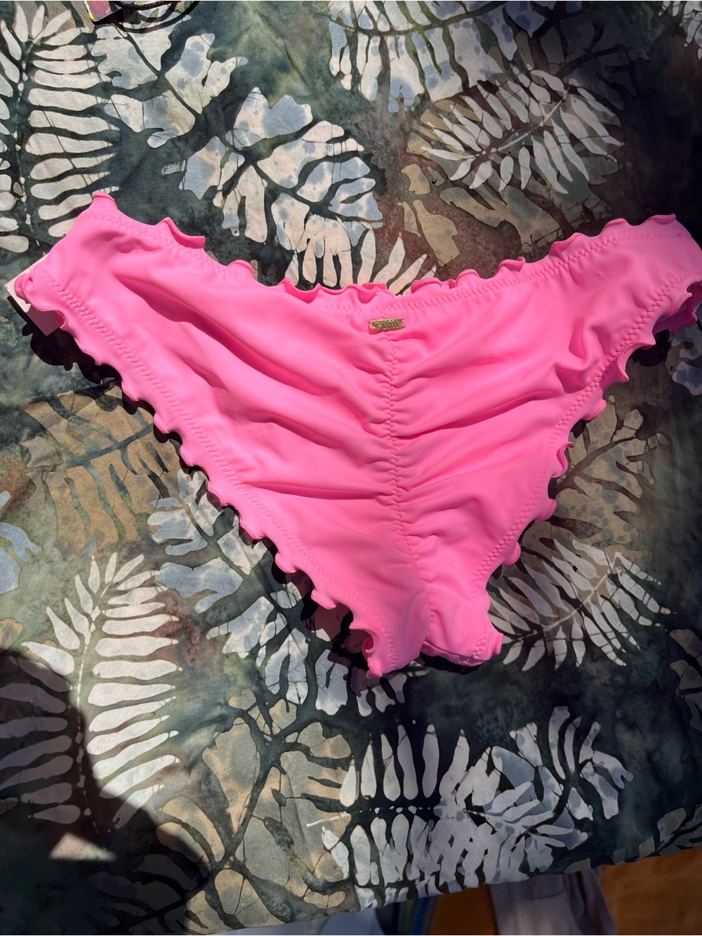 PINK cheeky bikini bottoms